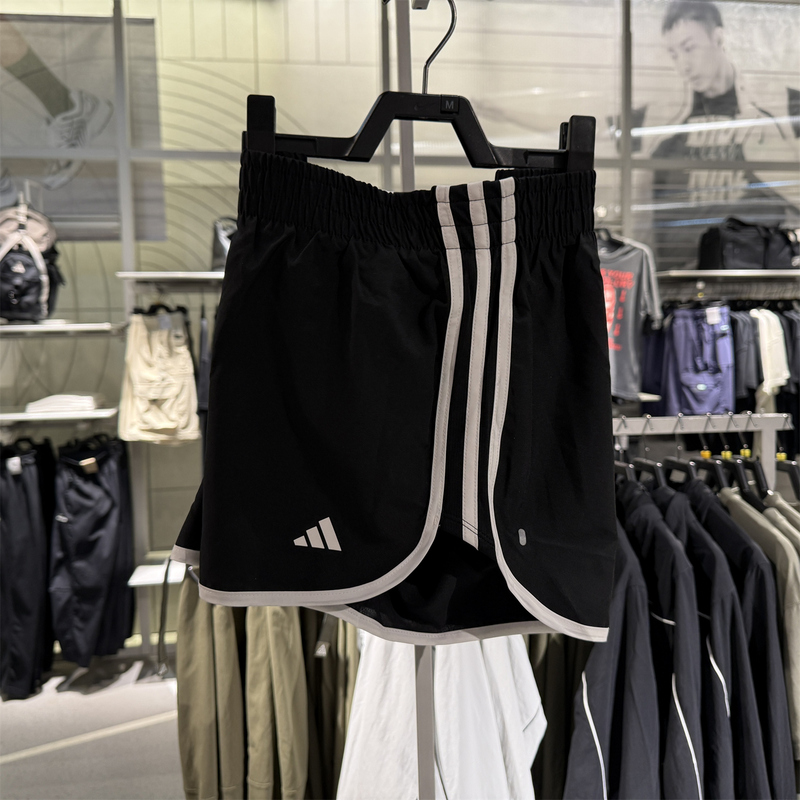 Adidas New Summer Style Women's Sports Casual Breathable Hot Pants Training Fitness Running Quick-Drying Shorts Ic5184