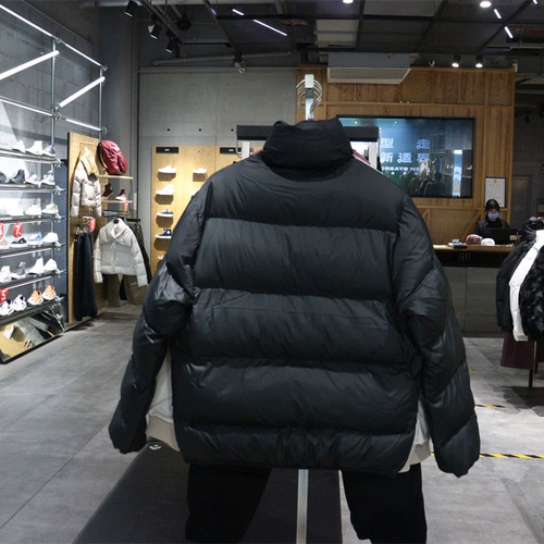 Converse, конверсы, удерживающая тепло куртка, повседневный пуховик, свободный крой