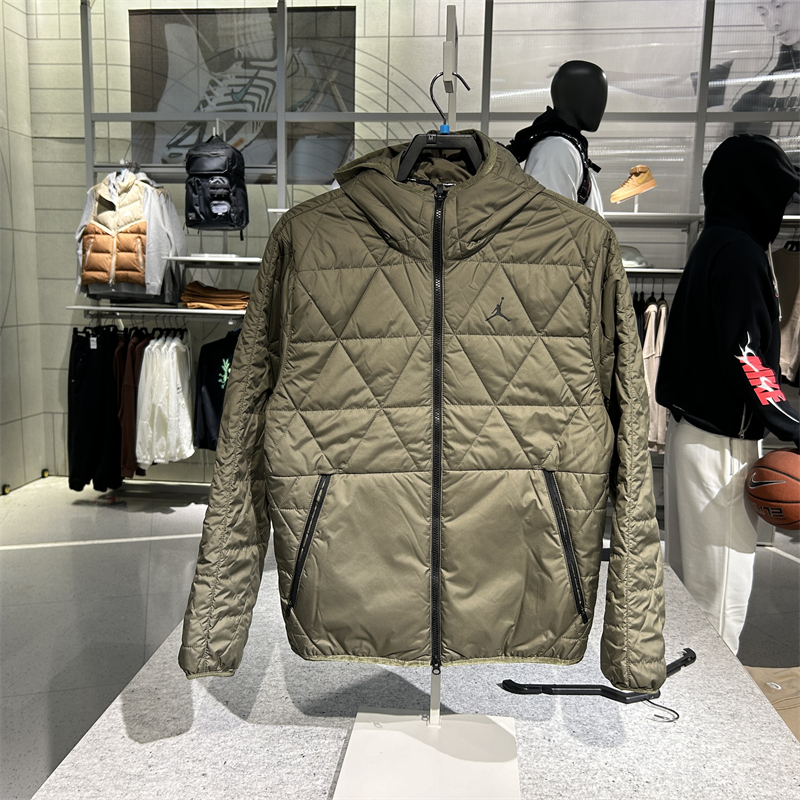 Authentic Jordan Men's Winter Warm Lightweight Water-Resistant Basketball Jacket Fz3163