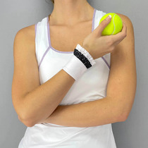 Sea Taw DENISE CRONWALL White All Code Sports Wrists Lady Tennis Training Wrists 1 bag