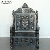 Southeast Asia Thai style solid wood sofa India Bohemian furniture CH247 Moroccan style single sofa