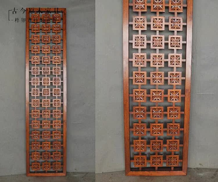 Màn hình phân vùng gỗ hoa Đông Nam Á màn hình phân vùng Thái Lan SC137 openwork chạm khắc phân vùng màn hình - Màn hình / Cửa sổ tấm bình phong