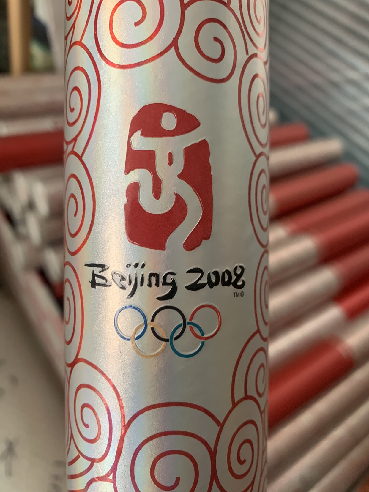 2008 Olympic Torch Commemorative Poster