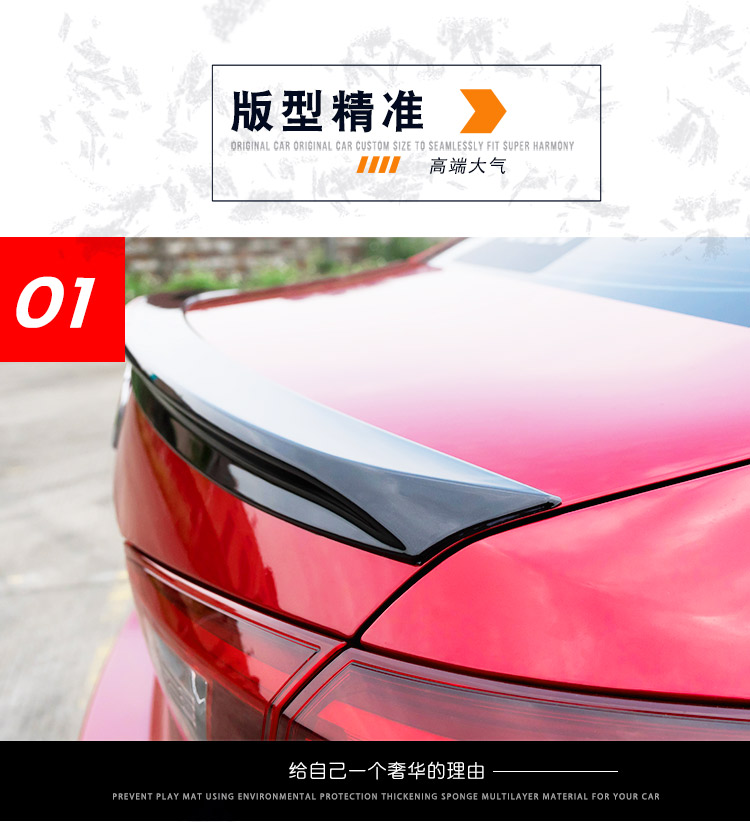 1718 Angkor sửa đổi cánh sau 16 Mazda trang trí Nhật Bản nâng cấp đuôi sơn đuôi cố định cánh lướt gió ô tô