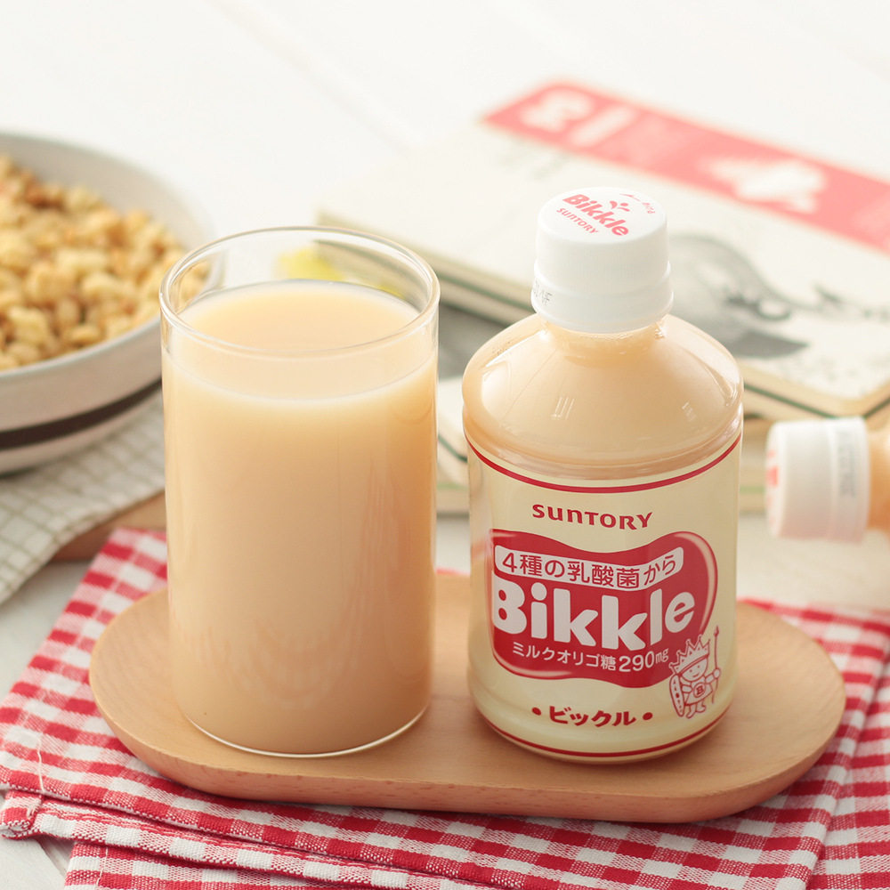 #xinsugu snacks Japan imported nutritional drink Suntory Bikkle active lactic acid bacteria drink for children