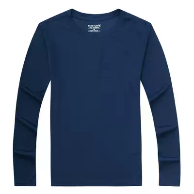 2019 New long sleeve quick dry T-shirt men thin spring summer autumn sports breathable quick drying clothes half sleeve perspiration T-shirt