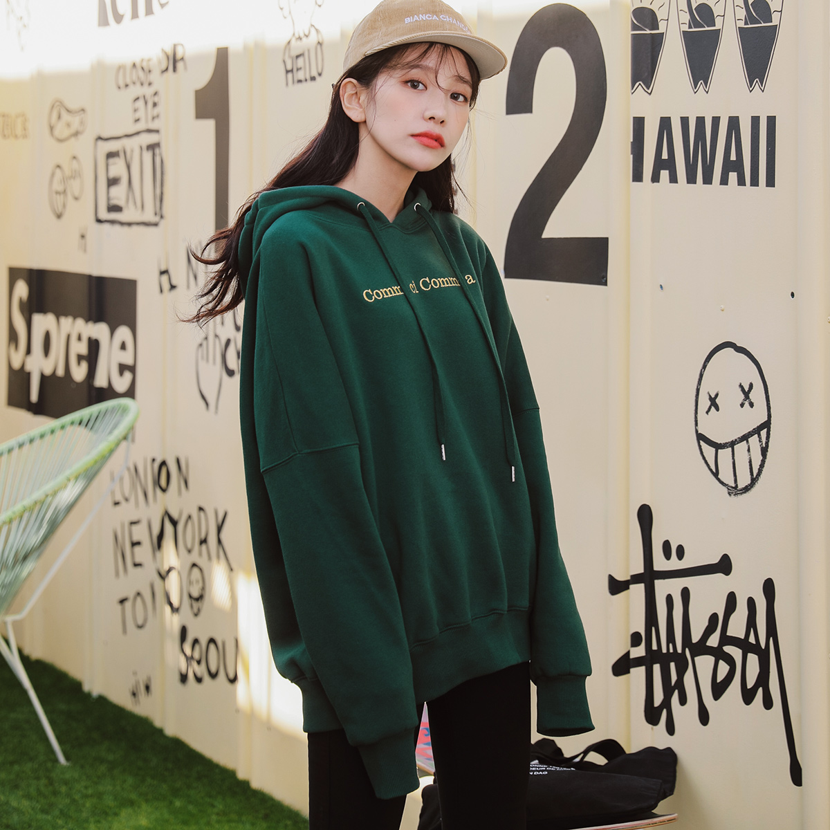 Sweatshirt femme JCOOL HISTOIRE     - Ref 3217135 Image 1