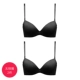 Ives bra bra set Lượm mịn không có dấu vết áo ngực mà không có vòng thép ngực nhỏ áo ngực nữ 2 mảnh