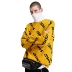 Lilbetter Sweater Men Tide Thương hiệu Áo len lỏng lẻo Mùa thu cao cổ Cặp đôi Áo len nam cổ tròn