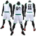 Xu hướng cá tính Bộ đồ bóng rổ màu trắng Celtic 11th Irving phù hợp với bộ đồ thể thao bóng rổ nam thoáng khí và nhanh khô bộ nỉ adidas nam chính hãng Thể thao sau