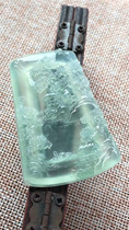 Jianan jadeite old pit natural A goods high ice background artistic conception landscape jadeite pendant moisturizing and shining boutique collection