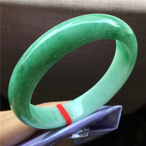 Jian An Jade Myanmar A goods full color circle jade bracelet meticulous water natural old pit jade bracelet with certificate