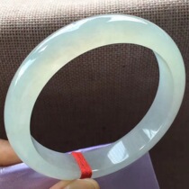 Jian An Jade Myanmar old pit natural A goods ice seed background color jade bracelet old seed light jade bracelet with certificate