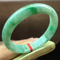 Jane Emerald 57 7 Natural pit sun floating jade jade bracelet Myanmar A - freight jade ice glutinous bracelet