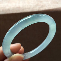 Jian An Jade 52 3 Natural A cargo Jade high ice round jade bracelet transparent Burmese Old Pit Ice bracelet