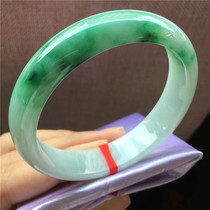 Jane Emerald 57 8 Burma Natural Floating and Green Circle Emerald Jade Bracelet fine young cleaning pit Emerald Bracelet