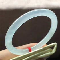 Jian An Jade 54 5 Myanmar A goods high ice small thin jade bracelet natural old pit jade Jade jade bracelet