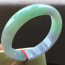 Jian An Jade Myanmar old pit A goods spring color jade bracelet Jade delicate water natural jade jade bracelet