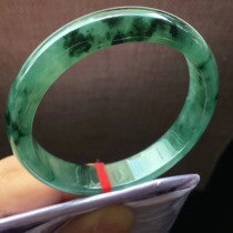 Jian An Jade 55 5 Myanmar A goods old variety floating wreath jade bracelet meticulous light clear jade bracelet
