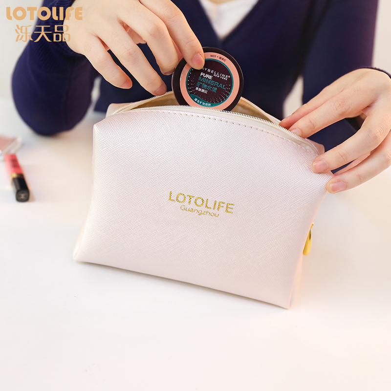 Large-Capacity Cosmetic Bag for Women 2026 New Small Portable Cute Cosmetic Storage Lipstick Bag Waterproof