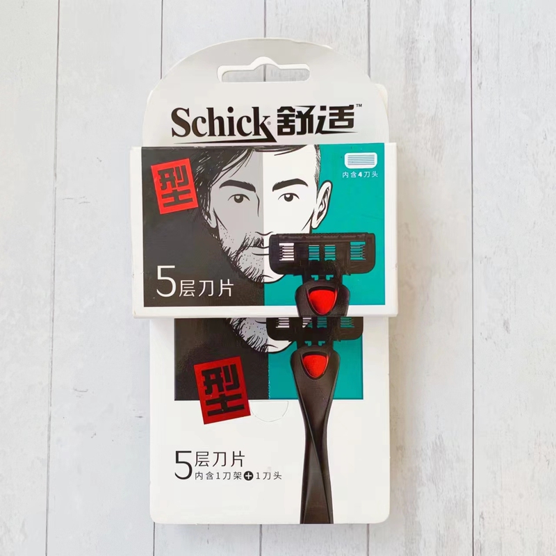 Schick Comfort Razor Manual Razor for Men with 5-Layer Blades for Shaving, Little Black Panther Replacement Razor Head Schick Comfort Razor Manual Razor for Men with 5-Layer Blades for Shaving, Little Black Panther Replacement Razor Head