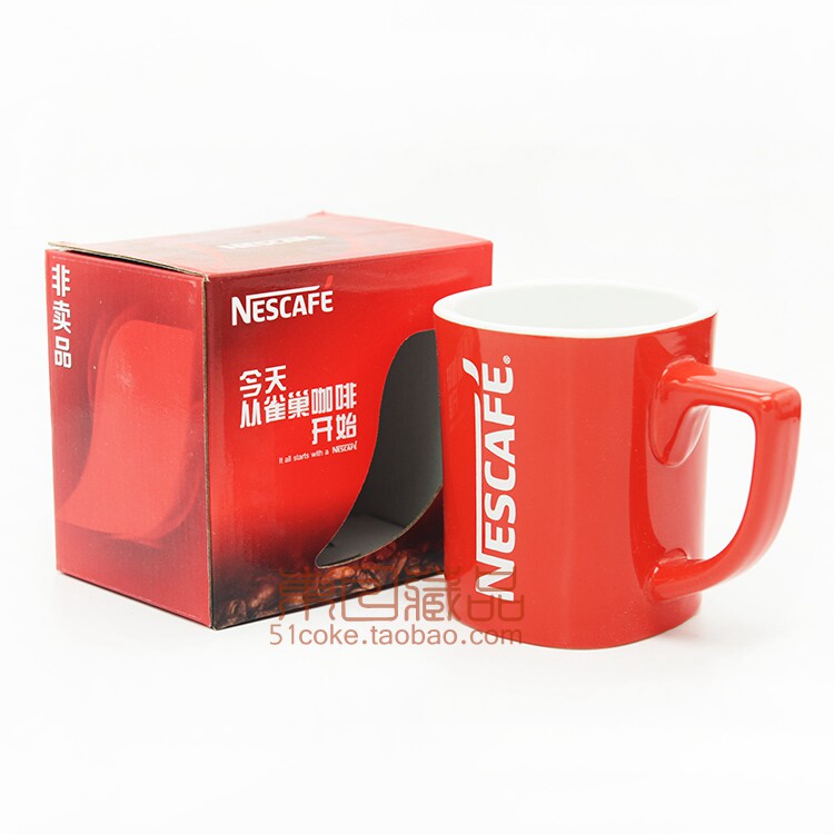 Brand new gift box, Nescafé Classic ceramic mug, mug, coffee mug, water cup