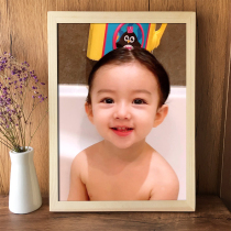 Doll cute little boy picture baby portrait poster wall sticker baby twins teach twins beautiful photos