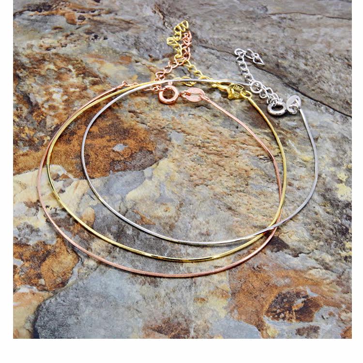 Chaine de cheville Femme OTHER   en Argenterie - Ref 3101830 Image 13