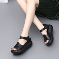 Giày sandal nữ 2019 mới đế bằng da - Sandal sandal nữ đẹp