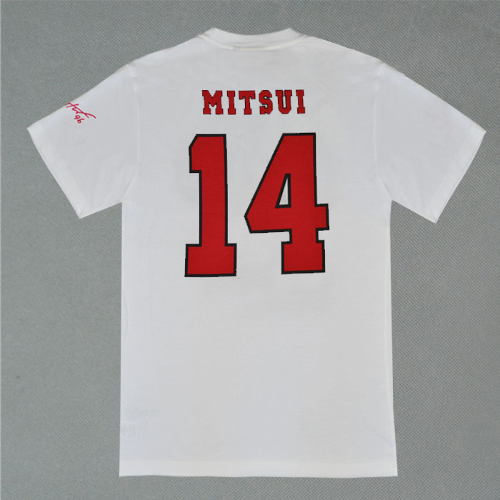 SD bóng rổ slam dunk thạc sĩ Xiangbei 14th Mitsui Shou bông vòng cổ ngắn tay T-Shirt class dịch vụ tùy chỉnh t đội áo tank top nam