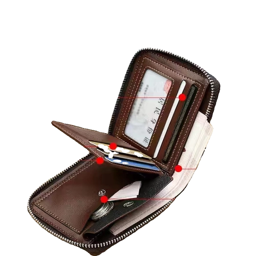 Короткий бумажник с молнией, трендовая небольшая сумка подходит для мужчин и женщин, кошелек, подходит для подростков