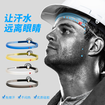 Sports headband silicone male sweat-absorbing inverted sweat belt hairband sweat resistance sweat-proof running antiperspirant belt Female narrow and versatile