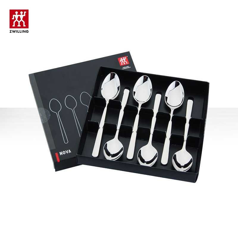 (Germany)Double TWIN Nova coffee spoon 6-piece set-07141-325-9