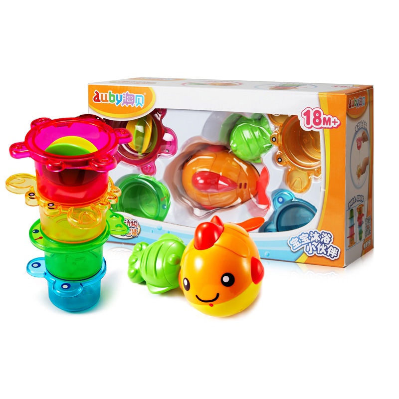Aobei puzzle baby bath bath water toy marine animal bath set 463505