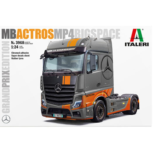 【Time Travel】Italy Italeri 3968 1/24 Mercedes-Benz Actros Mp4 Big Space 【Time Travel】Italy Italeri 3968 1/24 Mercedes-Benz Actros Mp4 Big Space