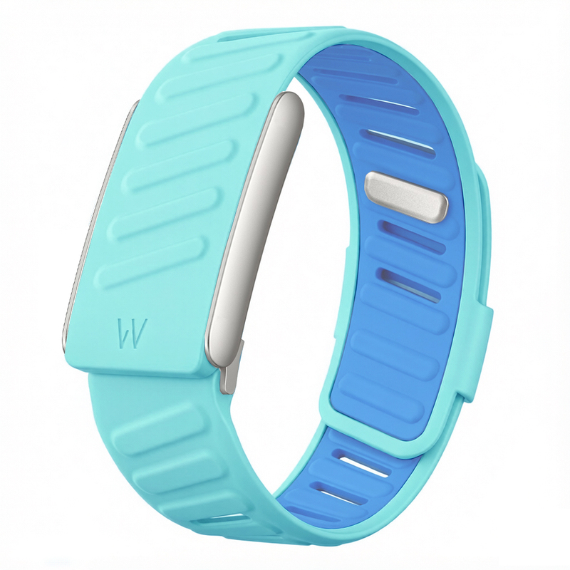 Suitable for Whoop5.0 Bracelet Silicone Strap, New Mg Watch Strap, Two-Color Wristband with Metal U-Shaped Frame