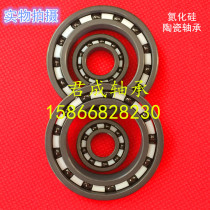 Black silicon nitride ceramic bearings 6200 6201 6202 6203 6204 6205 6206 for high-temperature service