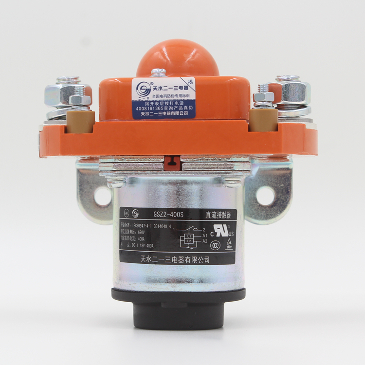 Original Tianshui Two-One Three Single-Pole Dc Contactor Gsz2-400S Dc24V Dc48V 12V 400A