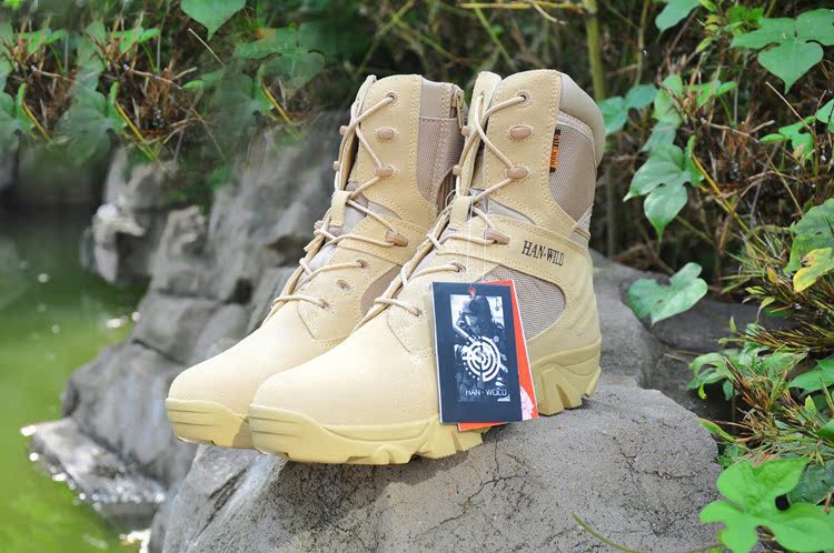 Boots militaires pour homme - dérapage - Ref 1402337 Image 4