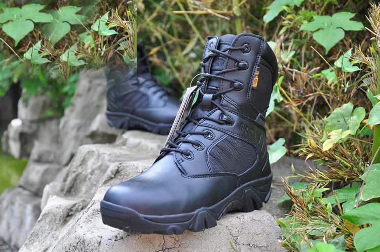 Boots militaires pour homme - dérapage - Ref 1402337 Image 13