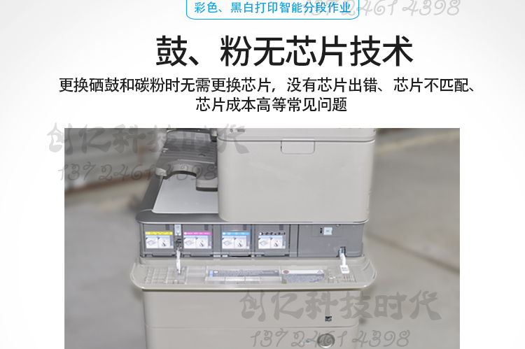 Máy in laser hai mặt Canon a3 dày 5250 5255 Máy in tự dính 1,2 m - Máy photocopy đa chức năng 	máy photocopy a4