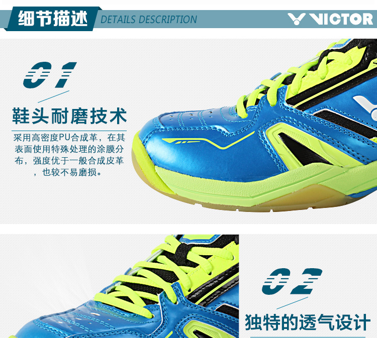 Chaussures de Badminton uniGenre VICTOR SH-A320 - Ref 842126 Image 13