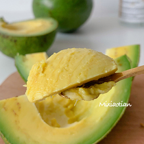 Mi Xiaotian Covered Soft Food SF Hainan Big Mac Extra Large Avocado Green Peel Unripe Soft Glutinous 5 catties Gift Box