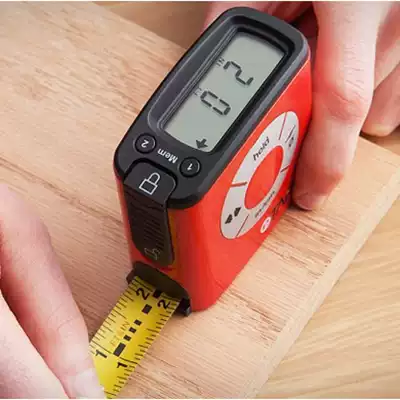 United States imported digital tape measure electronic ruler digital LCD 5 M measuring tool steel tape measure high precision rangefinder