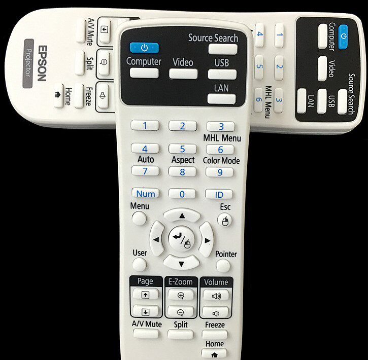 Original dress Epson projector remote control for the first time