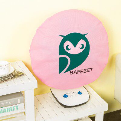 Cute cartoon fan cover all-inclusive round electric fan protective cover table fan cover floor-to-ceiling electric fan dust cover