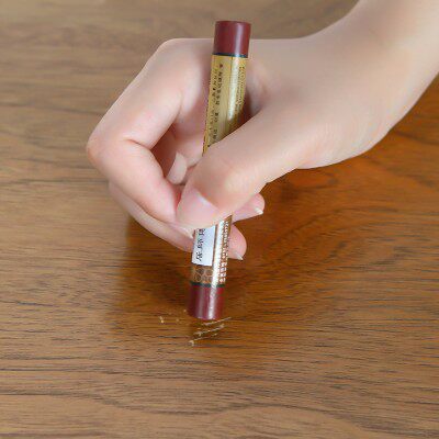 Wood furniture mending color wax pen solid wood composite floor door and window breakage nail eye finish paint scratches repair