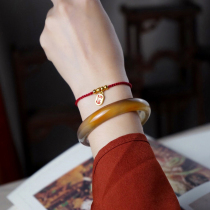 Natural Agate Bracelet Female Personality Simple Bracelet Beauty Bracelet Ice Chalcedar Bracelet Jewelry