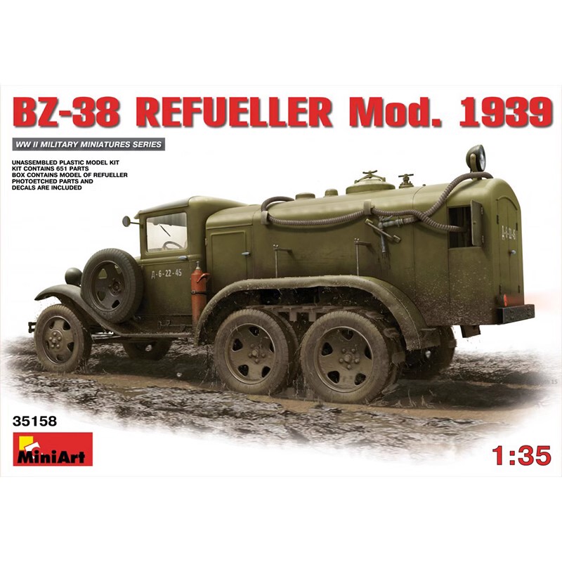 Tianwei Mogo Miniart 35158 1/35 German Bz-38 Fuel Tanker Assembly Truck Model