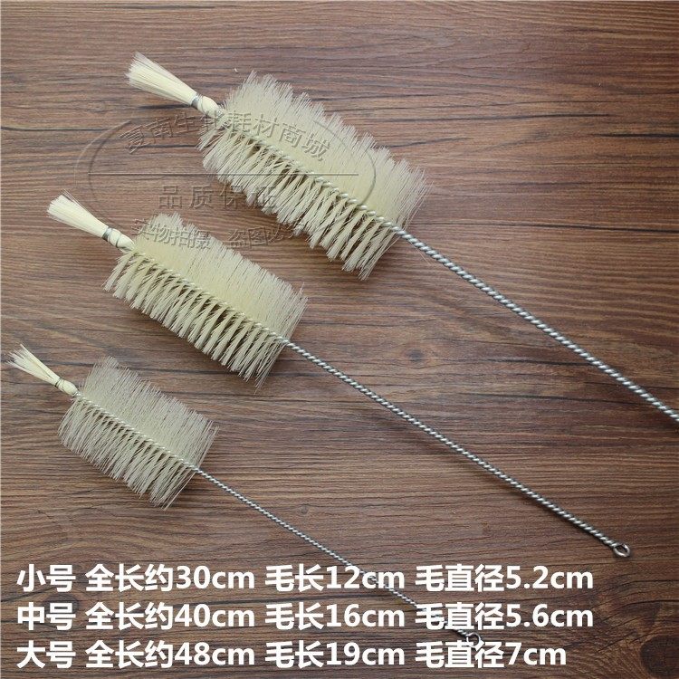 玻璃试剂瓶刷 大口瓶刷500ml 样品瓶刷 实验室洗瓶毛刷